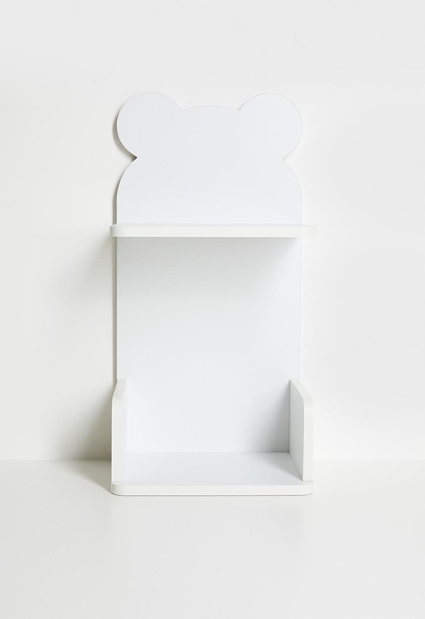 Pop Candy - Animal ear desktop book shelf - white