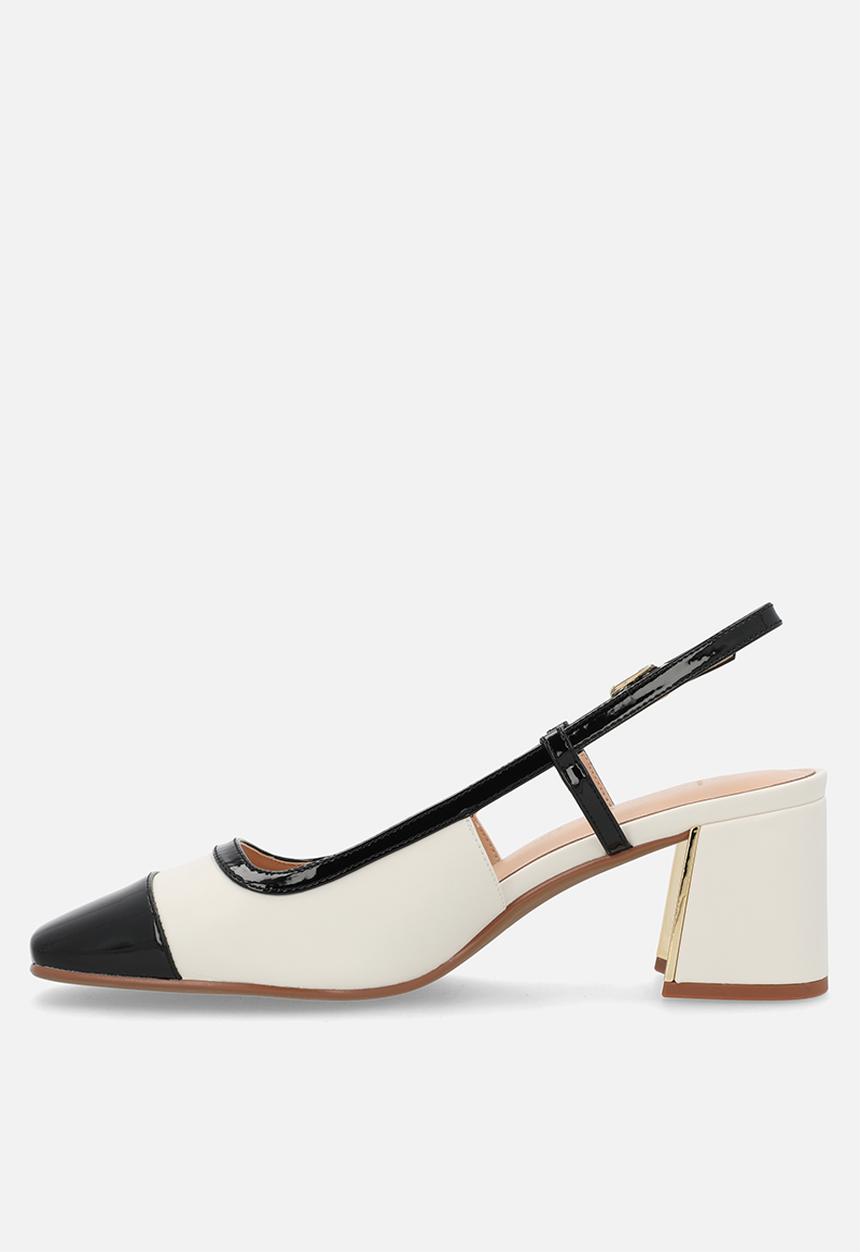 Nine West - Acalena block heel - off white