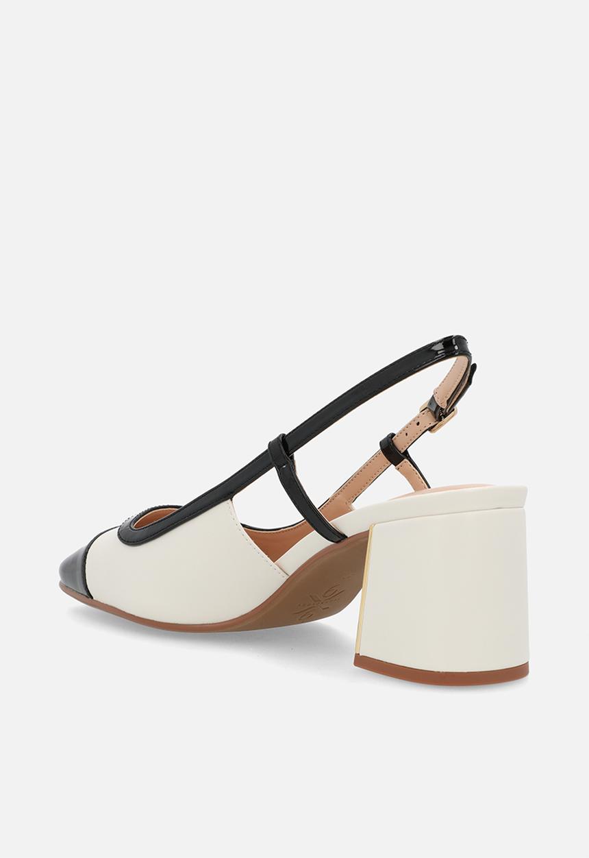 Nine West - Acalena block heel - off white