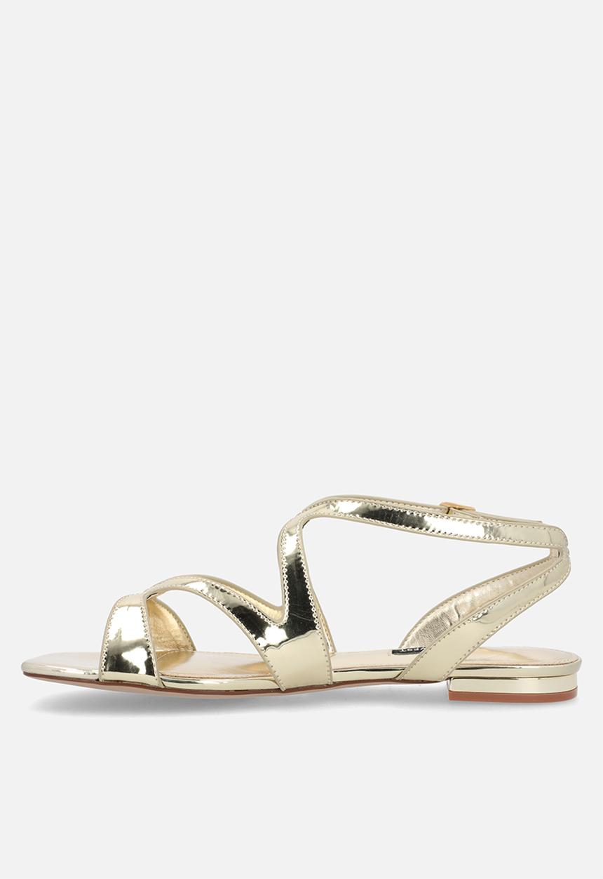 Nine West - Etrin ankle strap sandal - gold