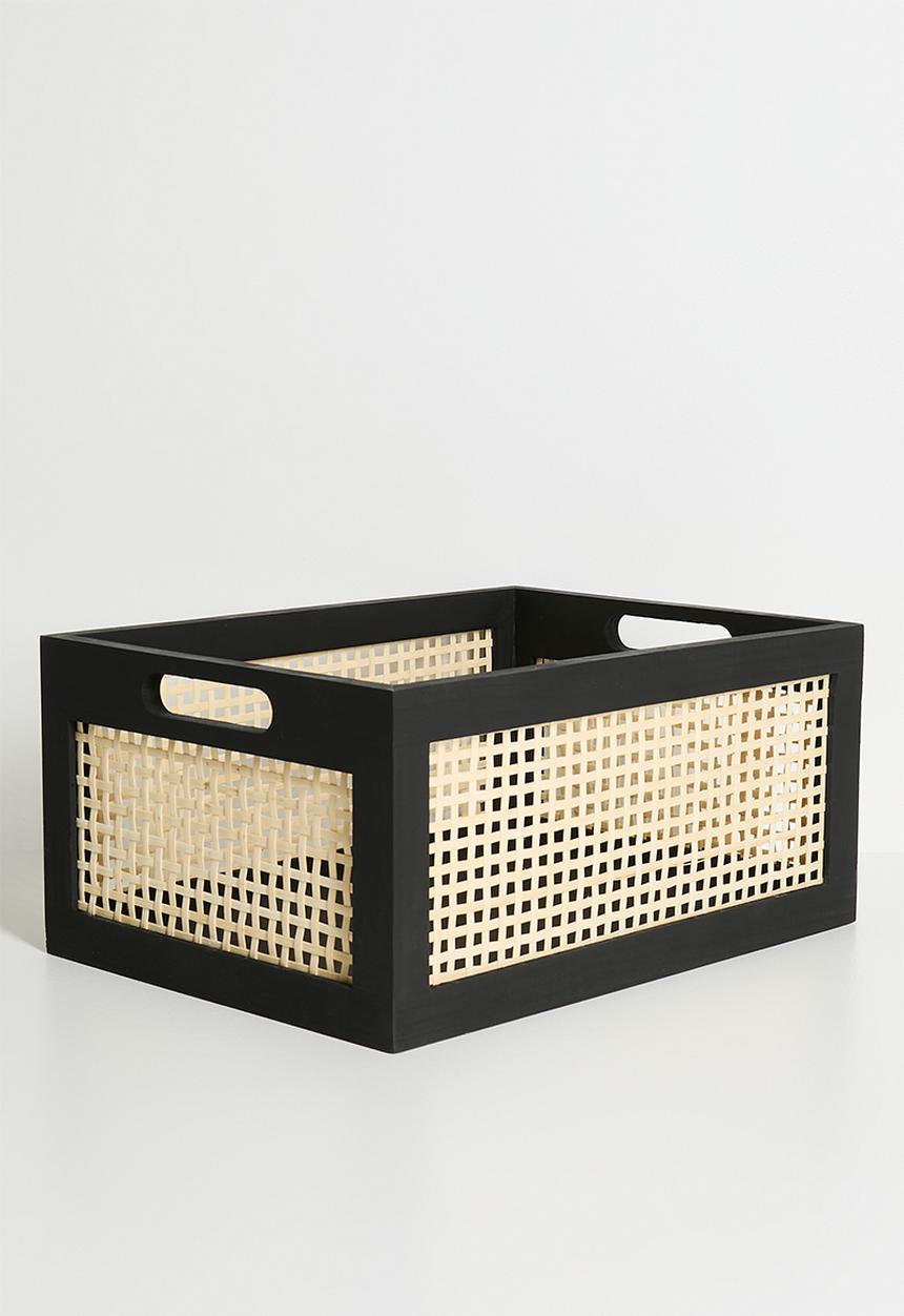 Pop Candy - Storage basket - black/natural