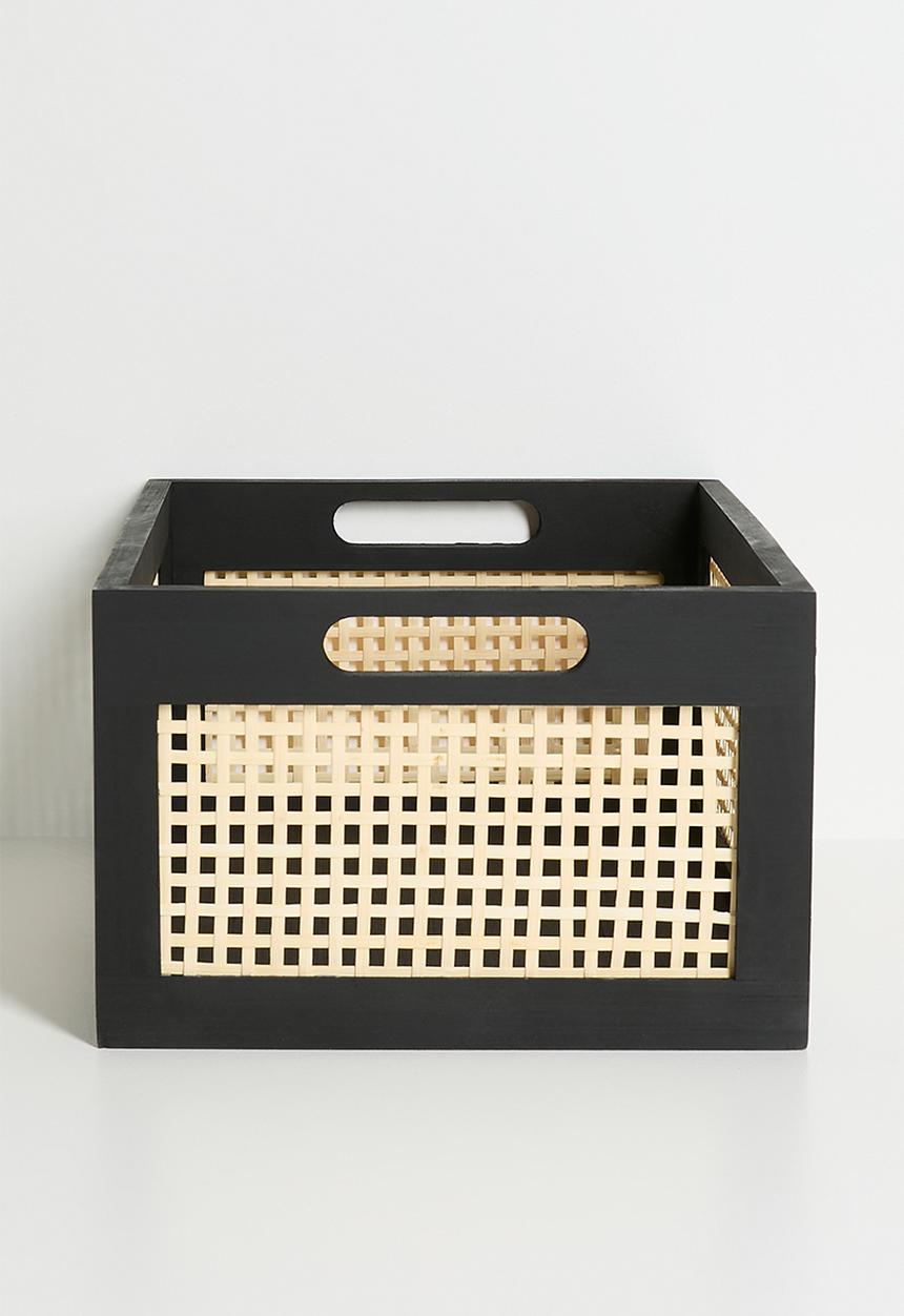 Pop Candy - Storage basket - black/natural