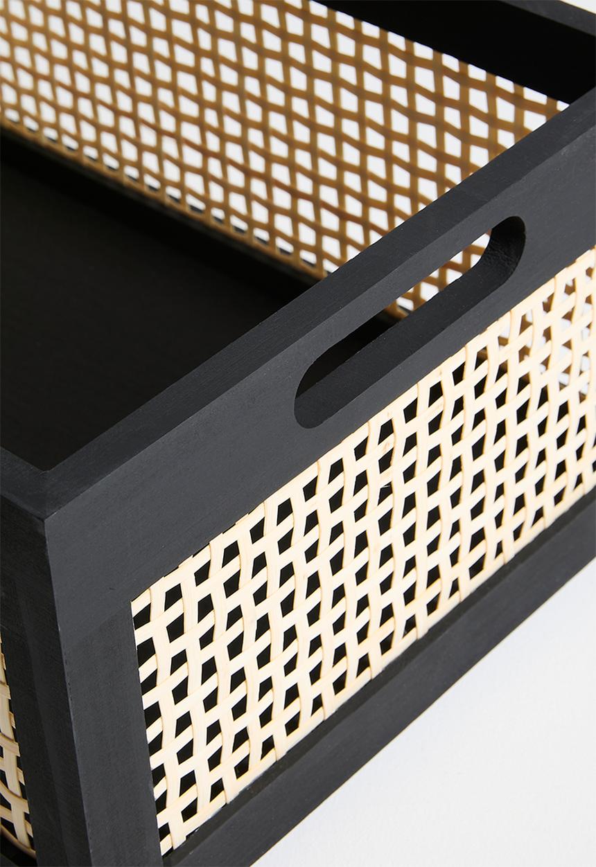 Pop Candy - Storage basket - black/natural