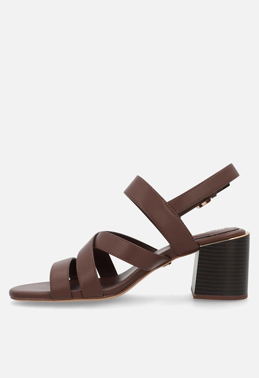 Nine West - Elicea block heel - brown