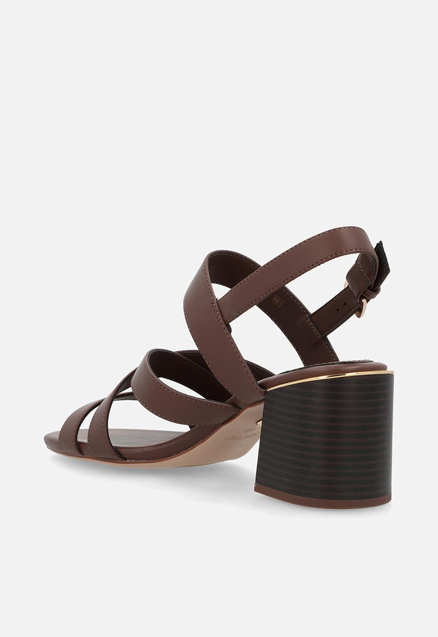 Nine West - Elicea block heel - brown