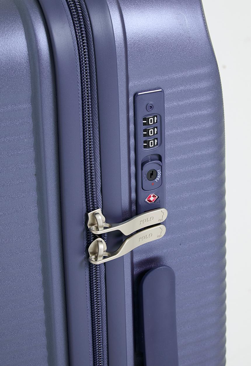 POLO - Polo Stellar Medium 4 Wheel Trolley Case - Blue