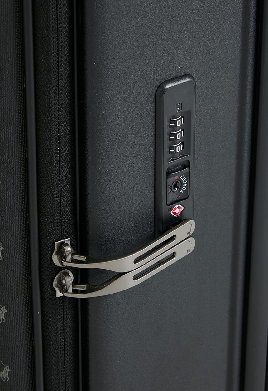 POLO - Polo Orion Large 4 Wheel Trolley Case - Black