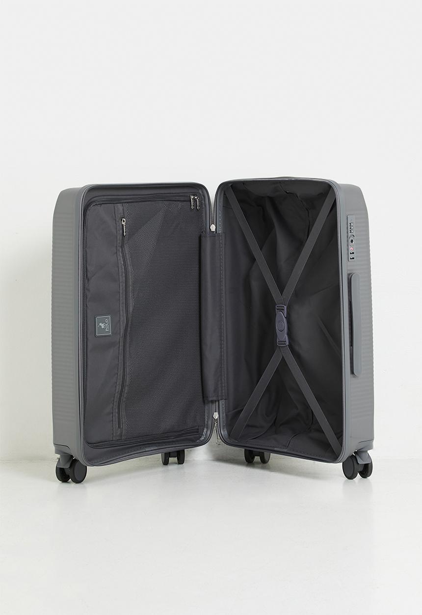 POLO - Polo Stellar Medium 4 Wheel Trolley Case - Grey