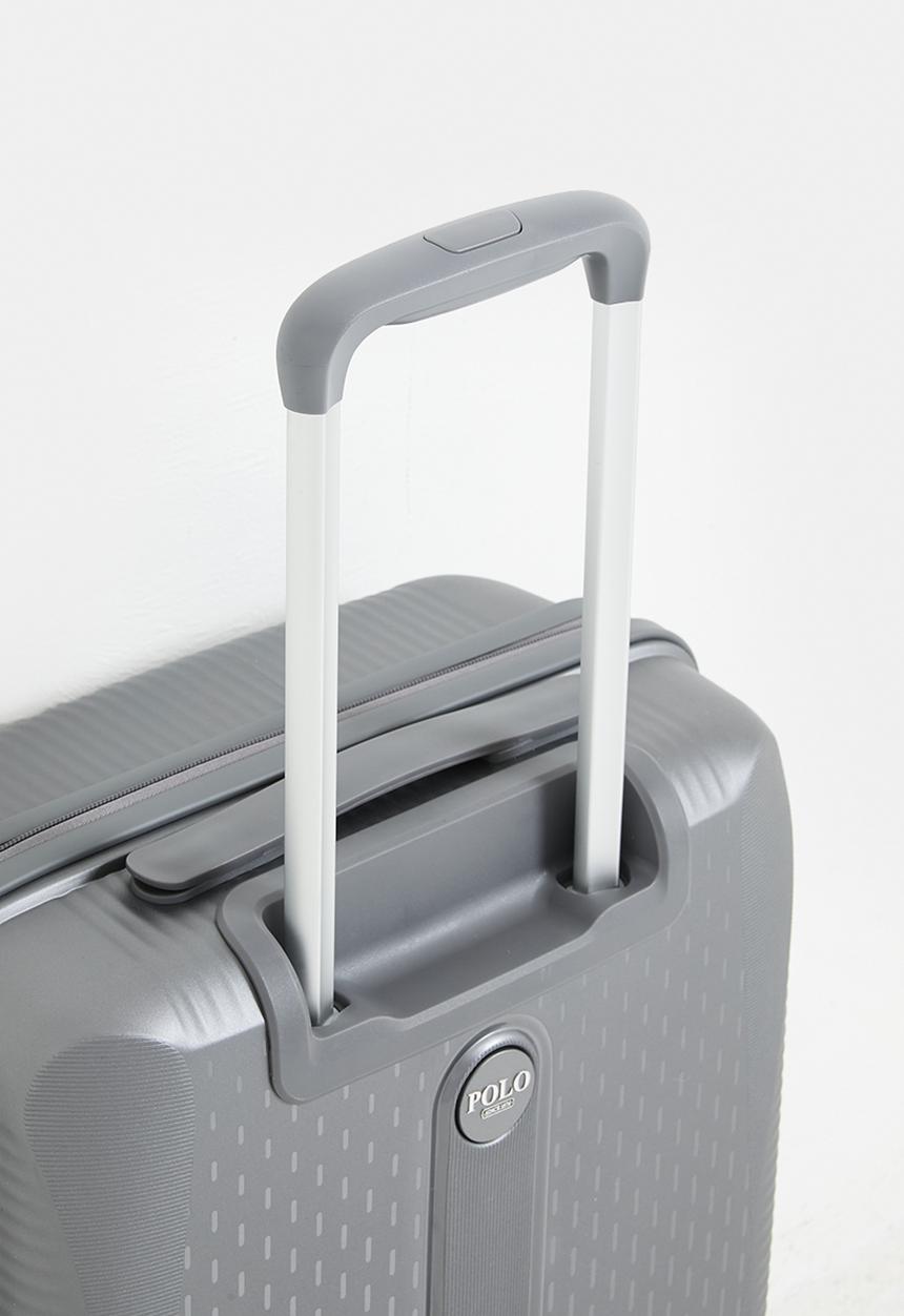 POLO - Polo Stellar Carry On 4 Wheel Trolley Case - Grey