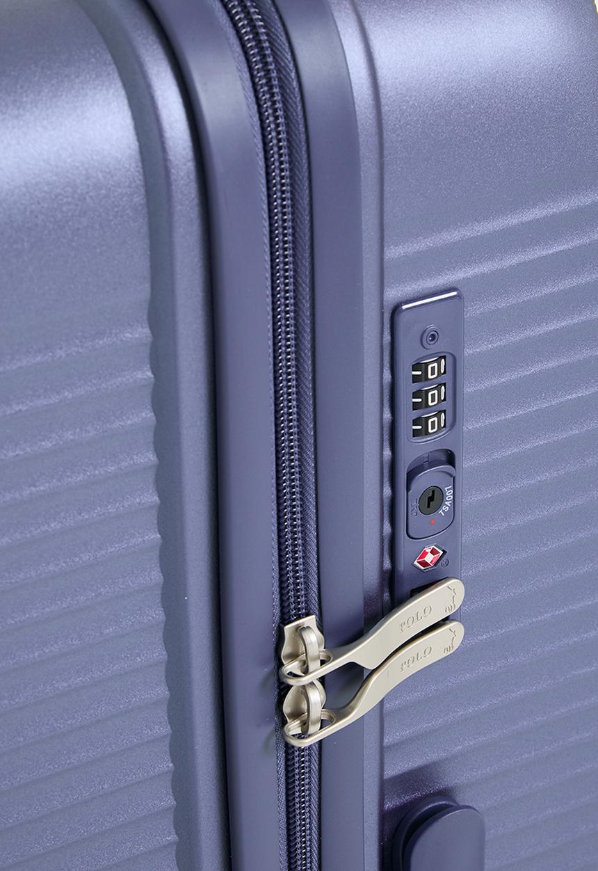 POLO - Polo Stellar Large 4 Wheel Trolley Case - Blue