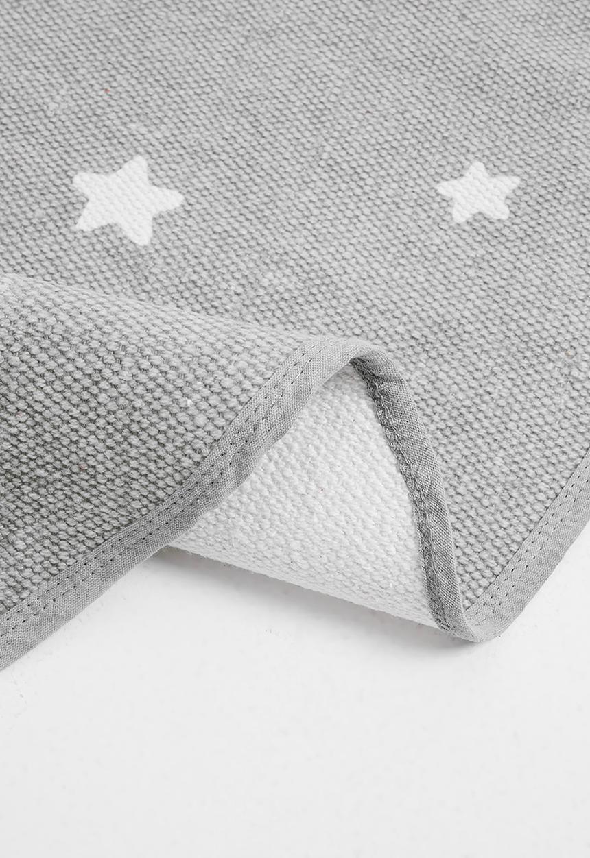 H&S - Round Cotton Rug Bunny - Grey