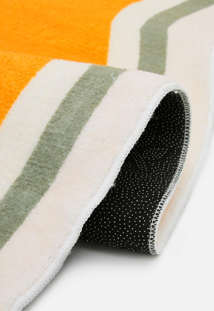 Pop Candy - Cheetah face-shaped rug - orange