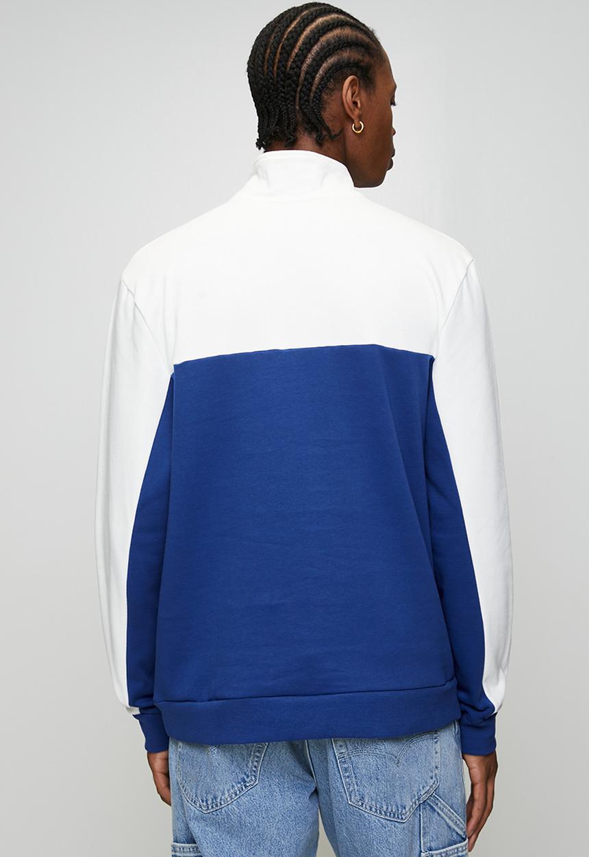 FILA - Wilder 3/4 Zip Sweater - Sodalite Blue/ White Down