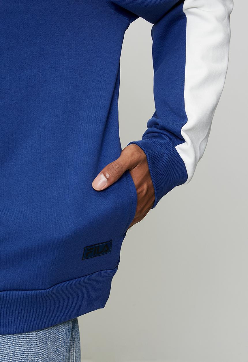 FILA - Wilder 3/4 Zip Sweater - Sodalite Blue/ White Down