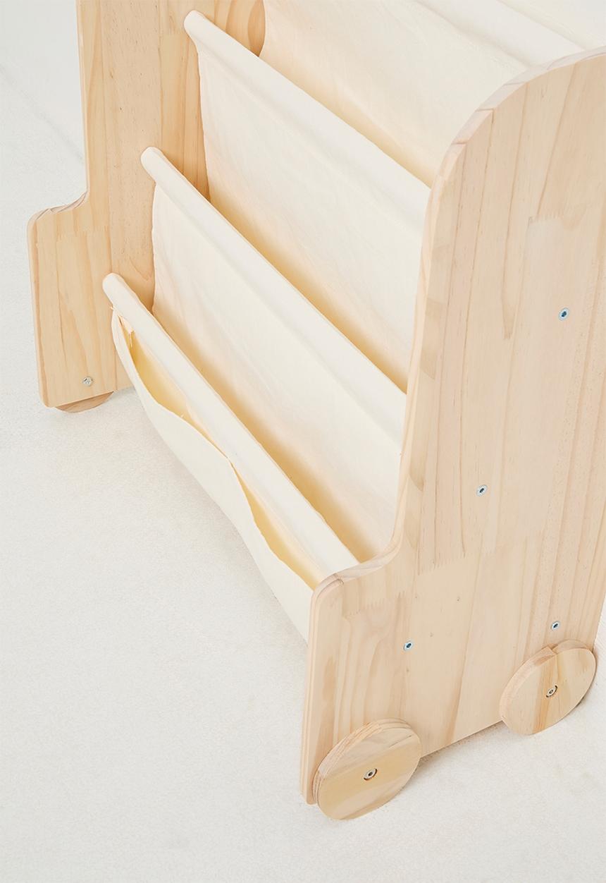 Pop Candy - Movable display book shelf - natural