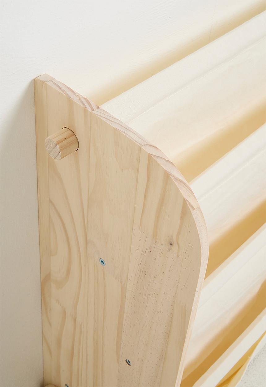 Pop Candy - Movable display book shelf - natural