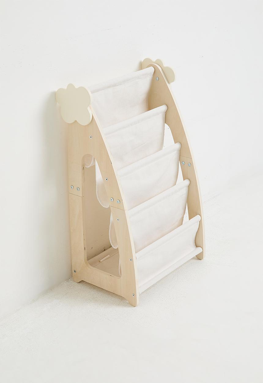 Pop Candy - Sling book shelf - natural & white