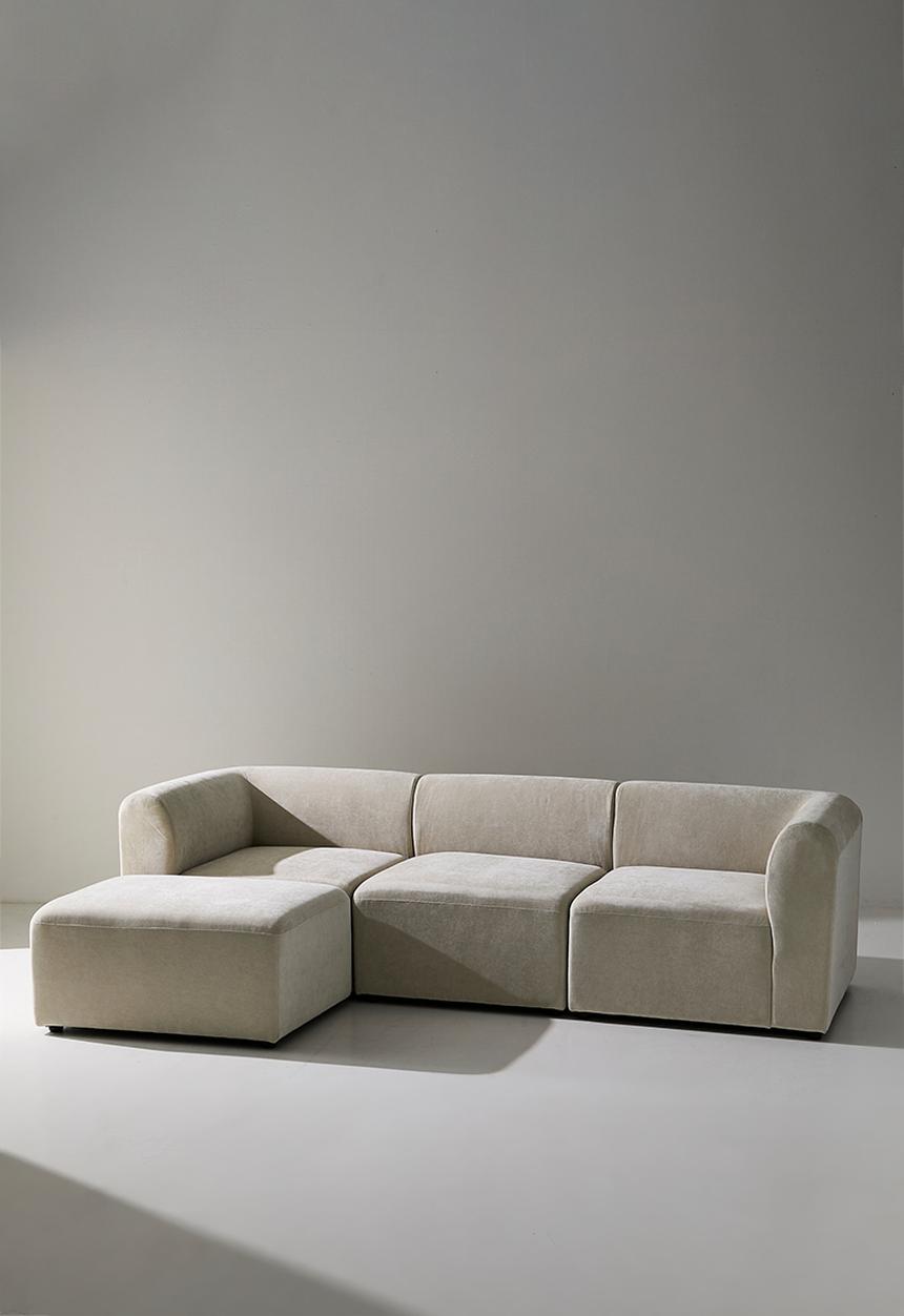 Sixth Floor - Hudson Ottoman Modular - Natural