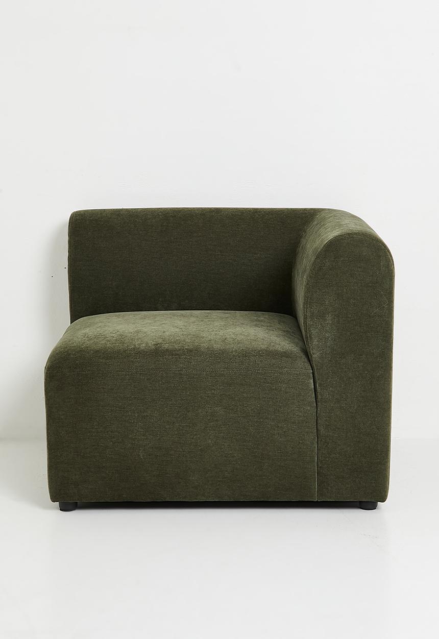 Sixth Floor - Hudson Right Corner Wedge Modular - Green