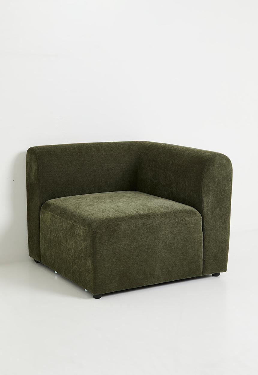 Sixth Floor - Hudson Right Corner Wedge Modular - Green