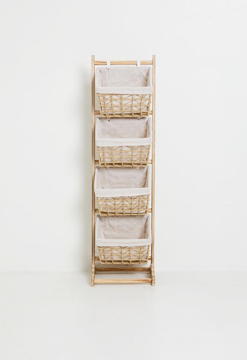 Pop Candy - 4-Tier storage basket - natural