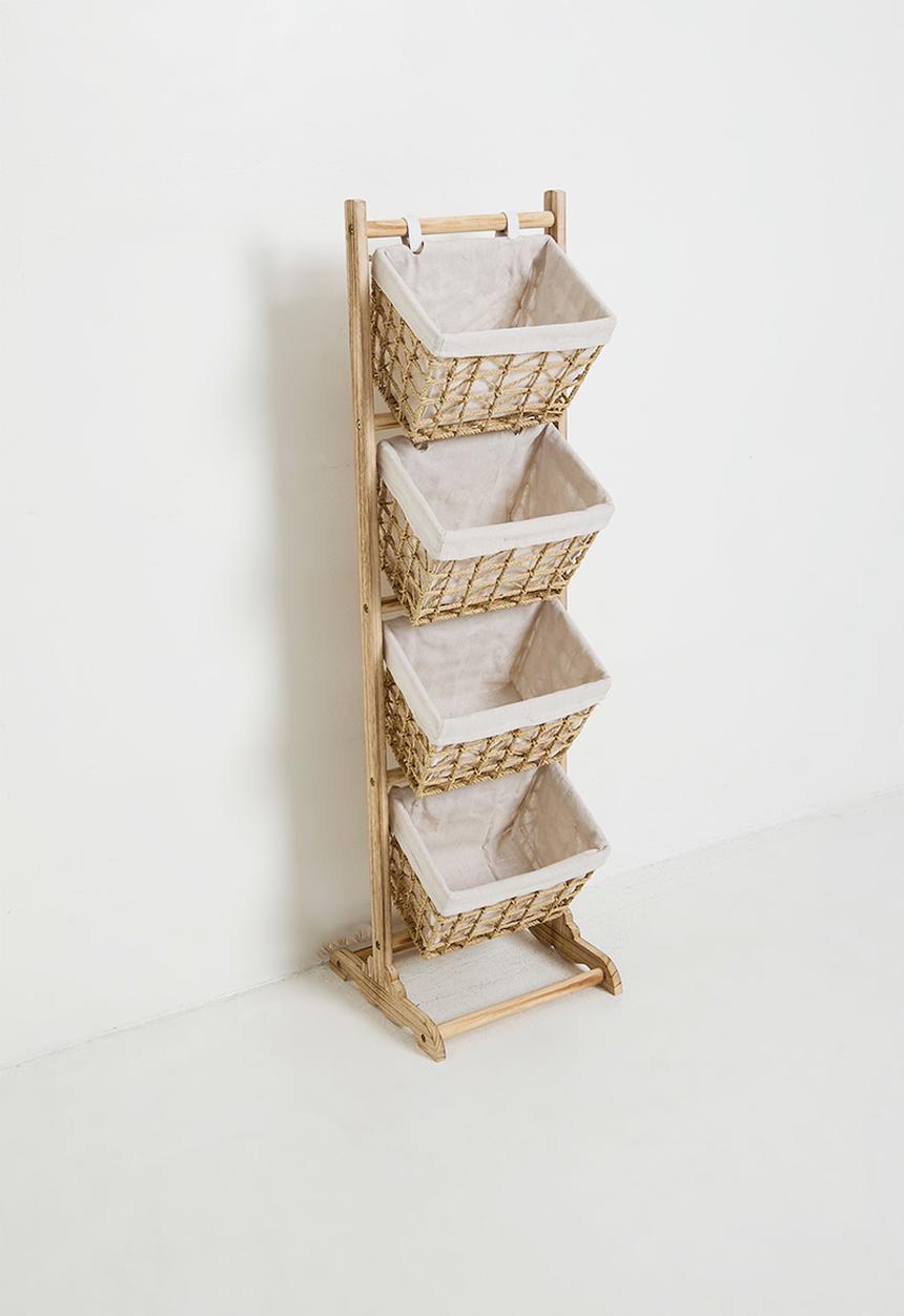 Pop Candy - 4-Tier storage basket - natural