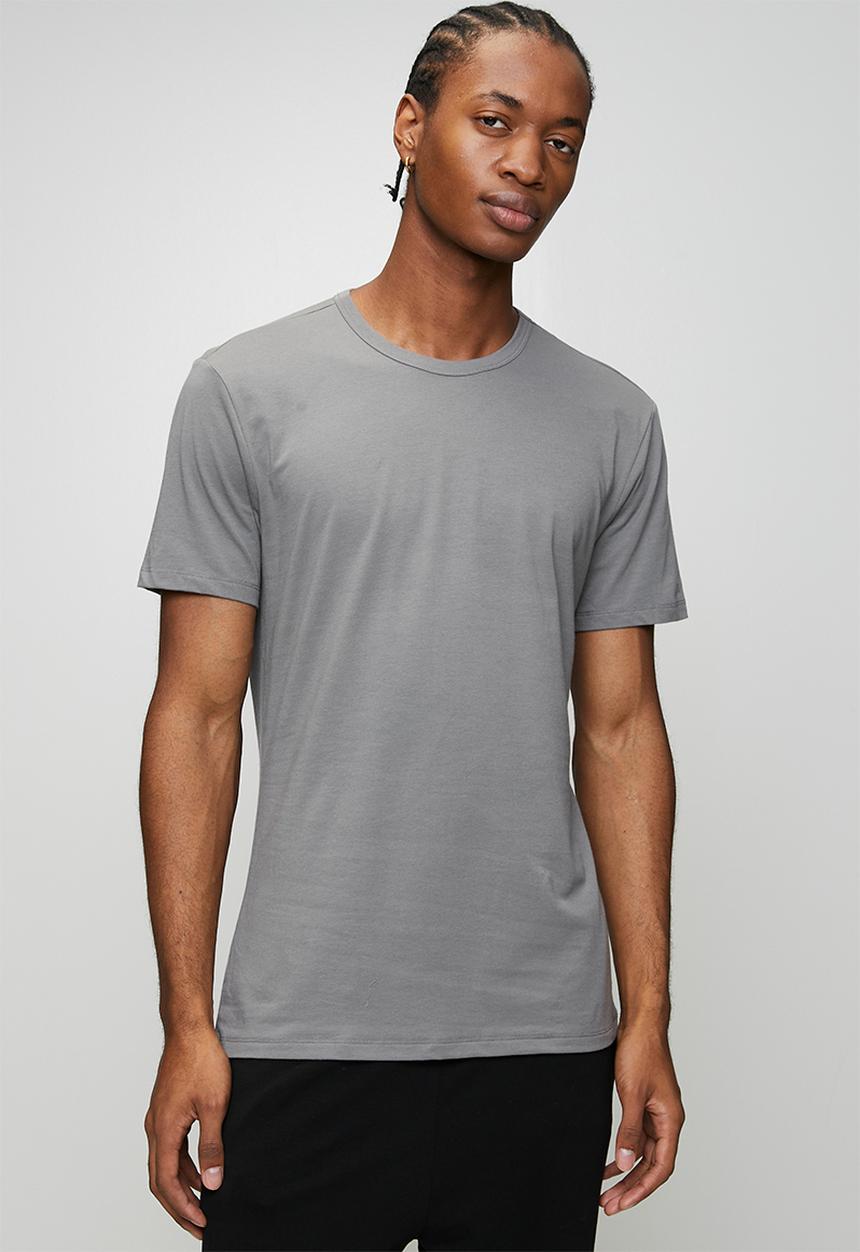 Calvin Klein - Short sleeve Crew Neck 3Pk - Smoke Screen/White/Casual Blue