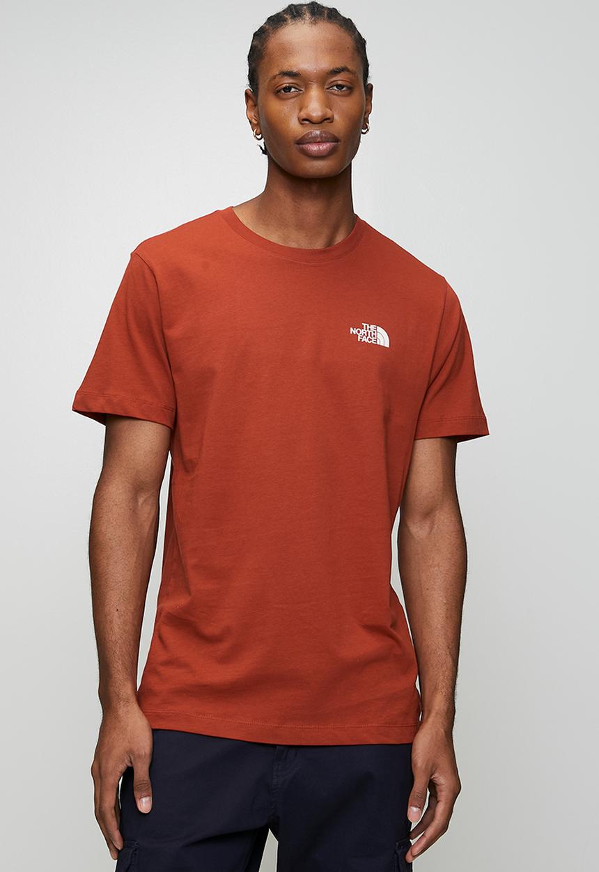 The North Face - Vertical Regular Short Sleeve Tee Graphic - Iron Clay