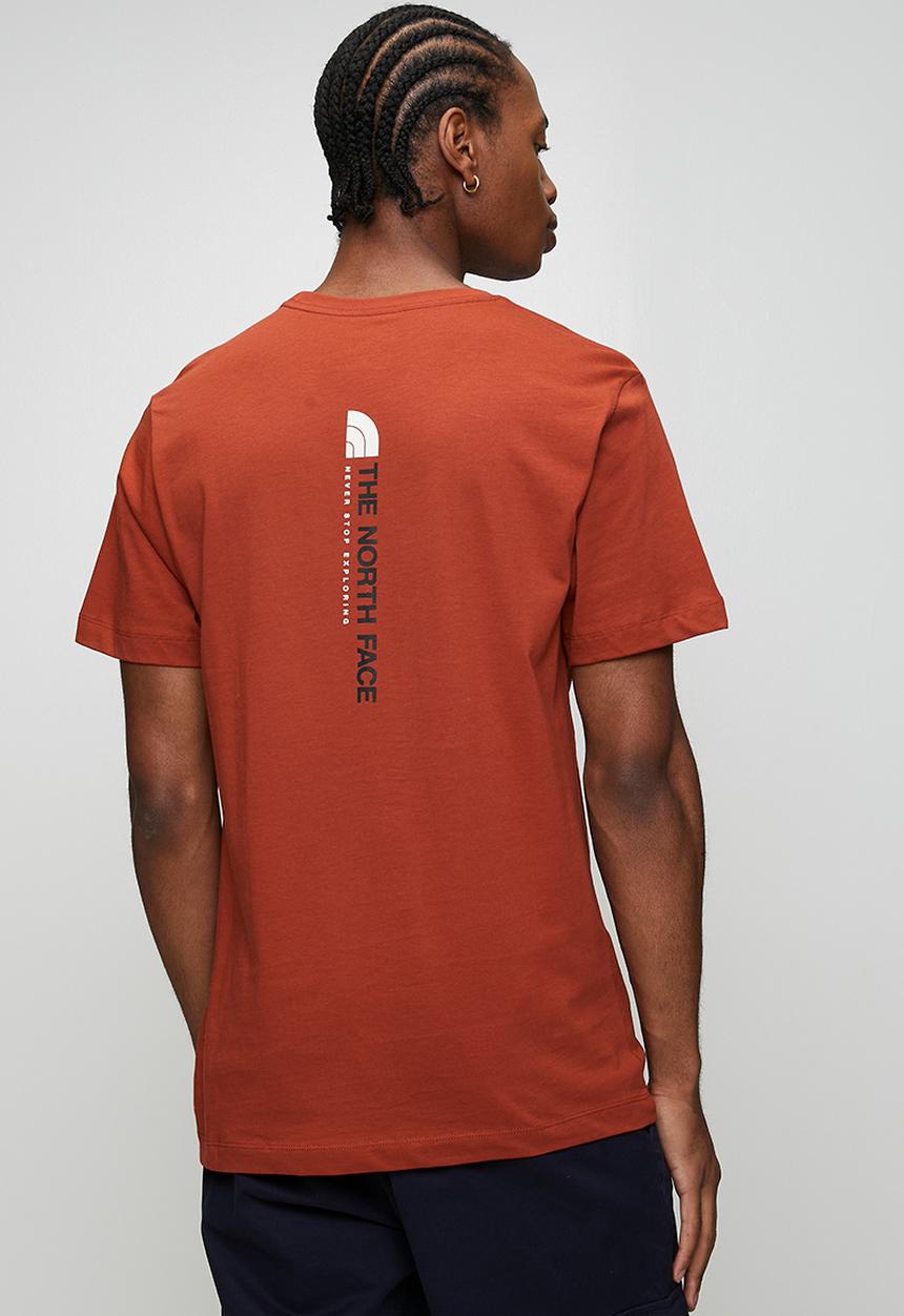 The North Face - Vertical Regular Short Sleeve Tee Graphic - Iron Clay