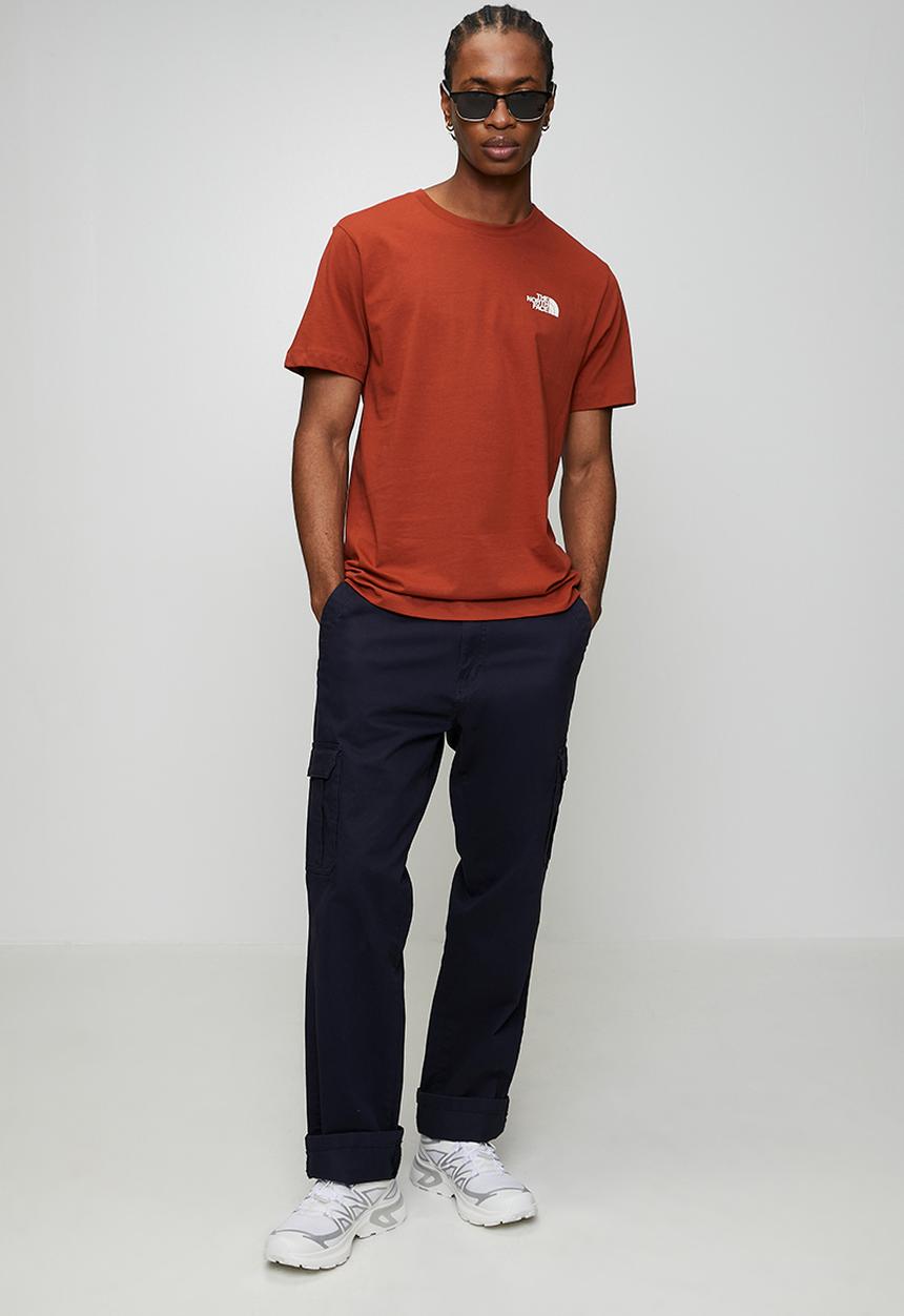 The North Face - Vertical Regular Short Sleeve Tee Graphic - Iron Clay