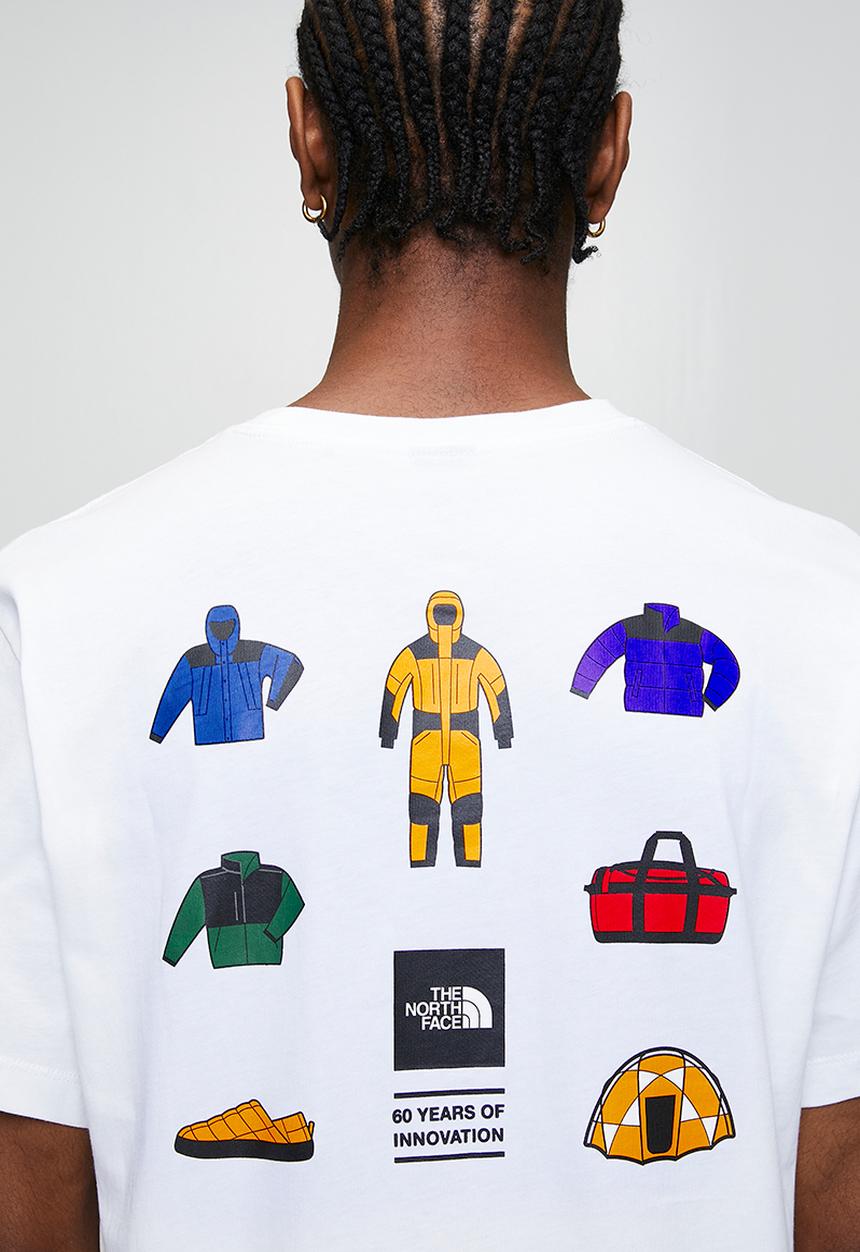 The North Face - Icon Celebration Regular Short Sleeve Tee Graphic -  White