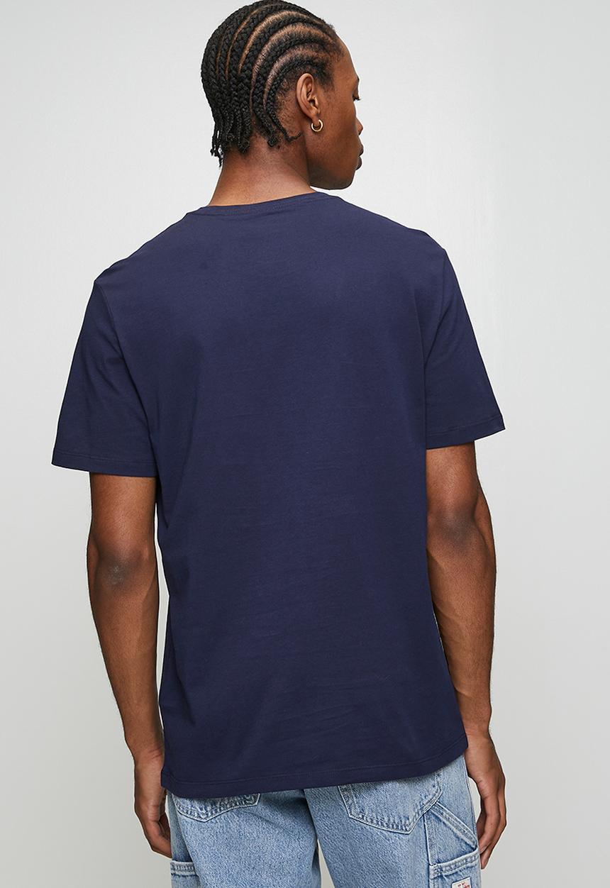 Calvin Klein - 2Tone Ck Graphic Tee - Maritime Blue