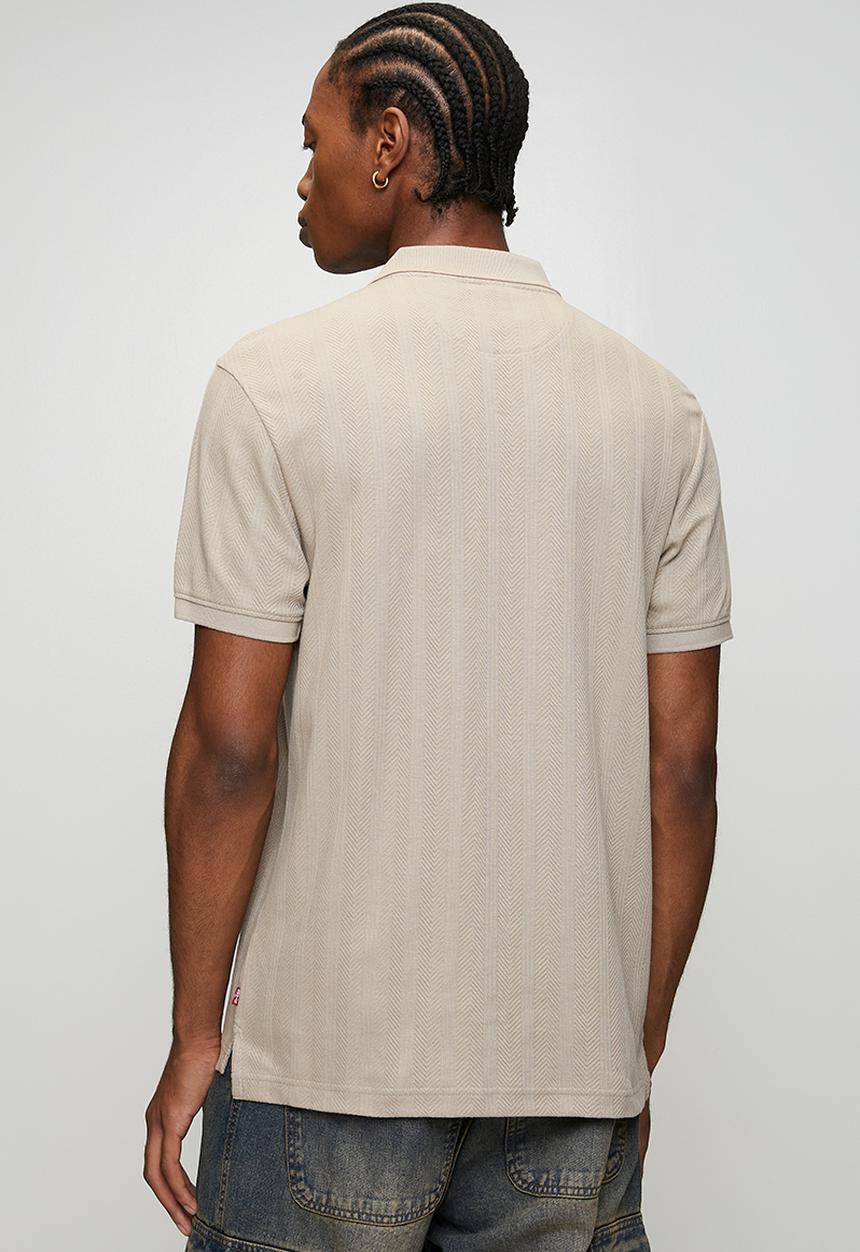 Levi’s® - Zip structure polo - vintage khaki