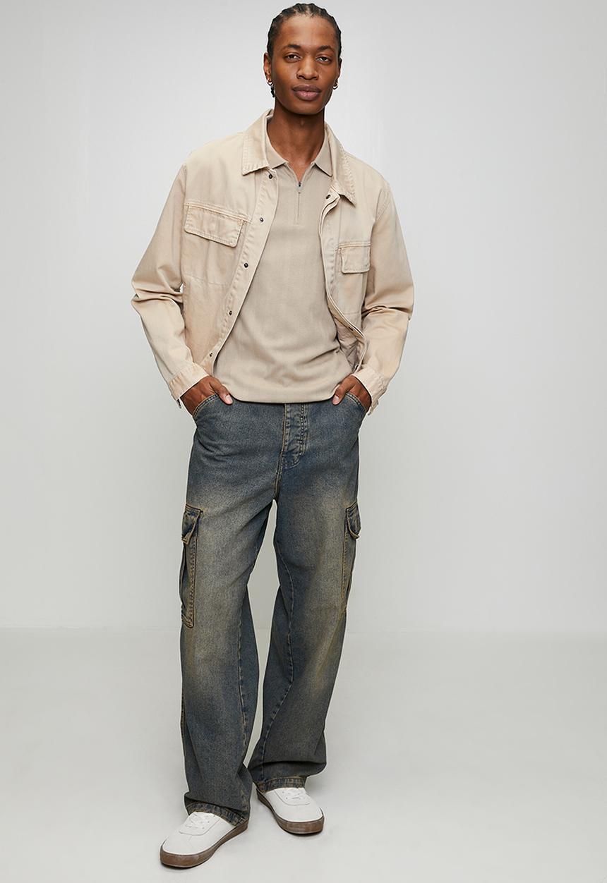 Levi’s® - Zip structure polo - vintage khaki