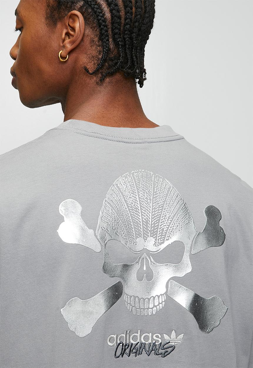 adidas Originals - SKULL Tee- Grey