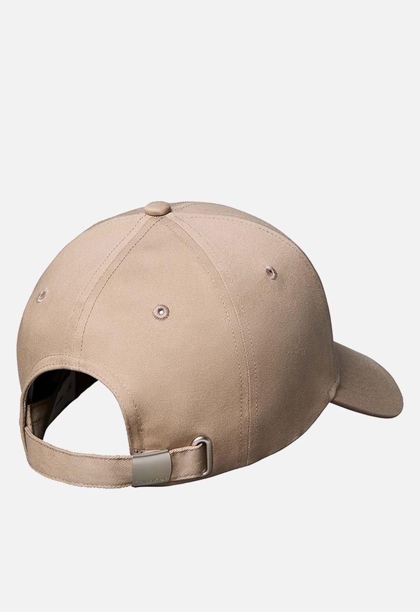 Calvin Klein - Monogram embroidery baseball cap - desert taupe