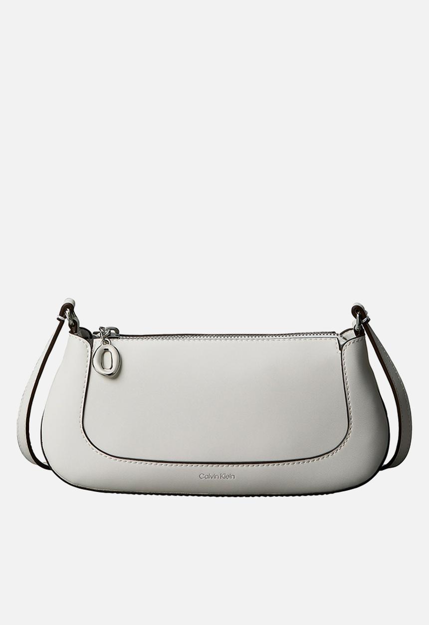 Calvin Klein - Ck metallic small shoulder bag - silver metallic