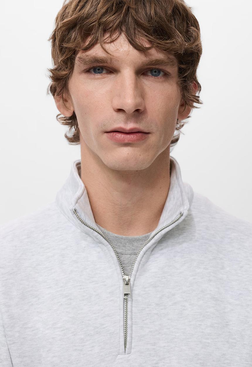 MANGO - Sweatshirtwinny - Light Grey Denim