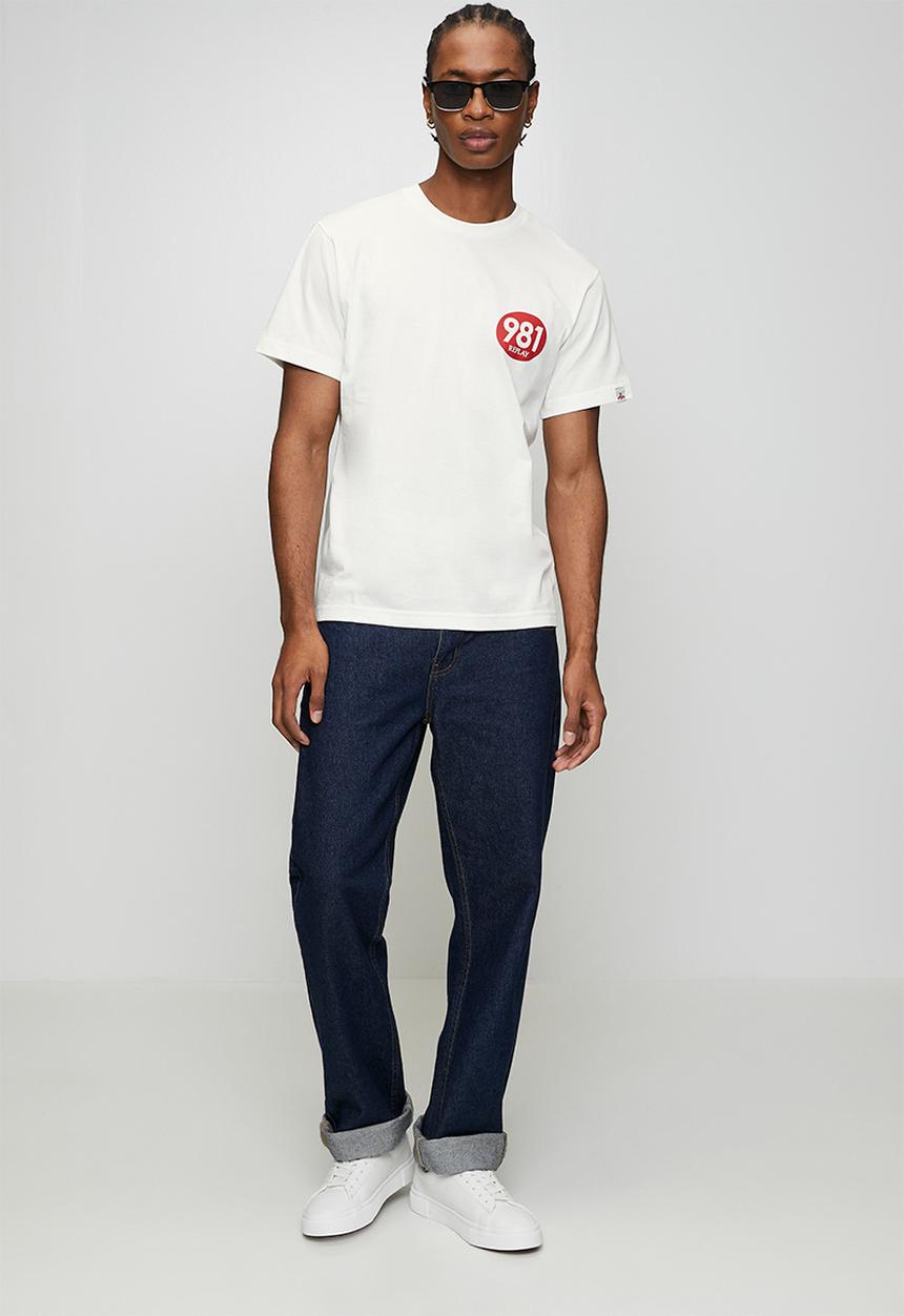 Replay - Racer Logo Cotton T-shirt - White