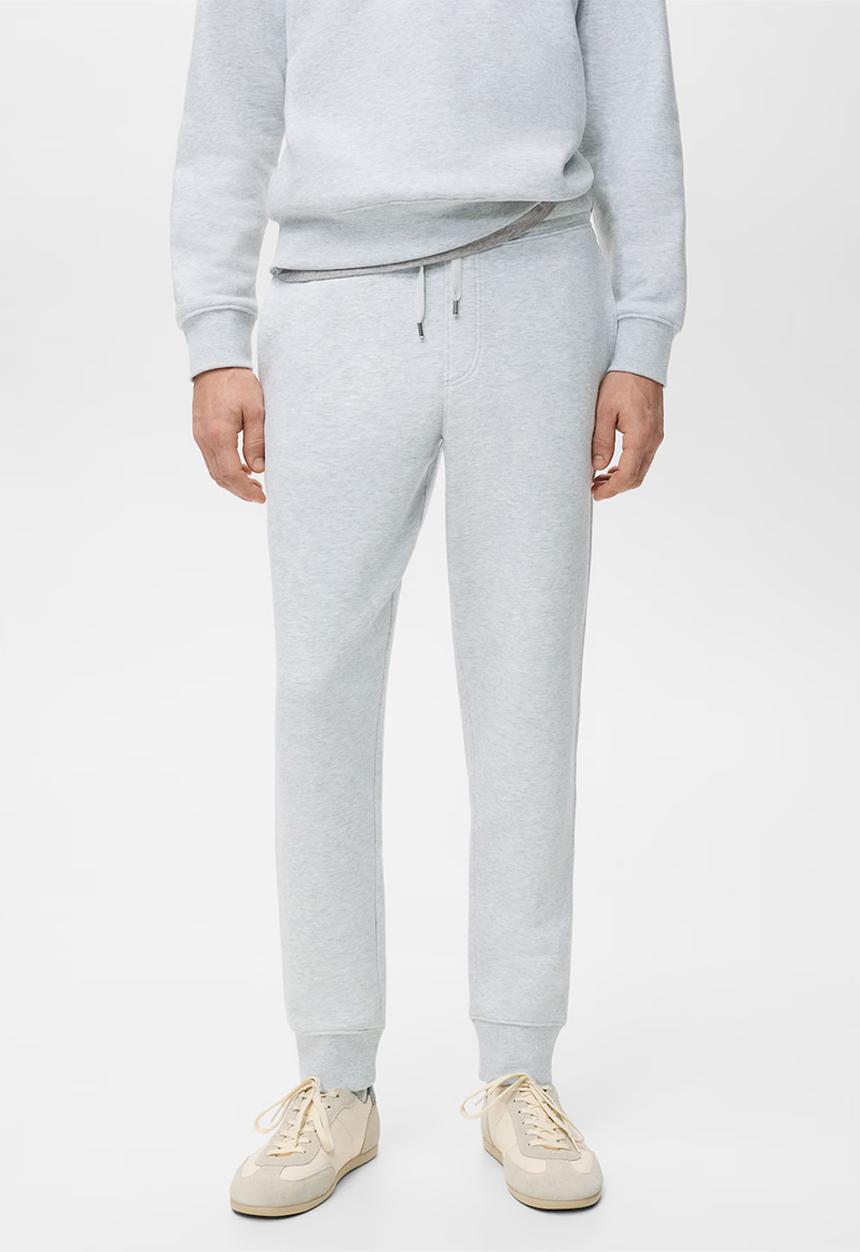 MANGO - Trouserscohen - Light Grey Denim
