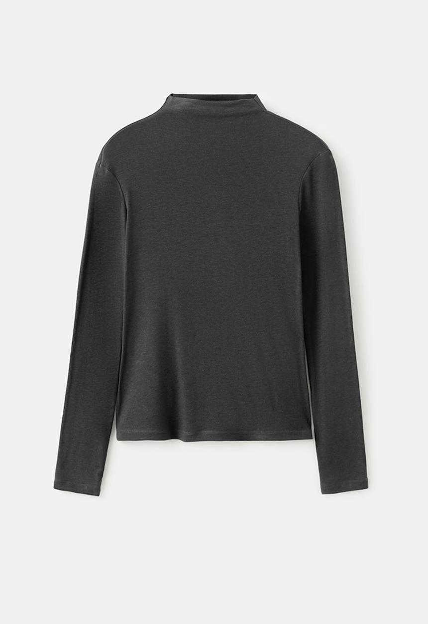MANGO - T-shirt secondpe - gray