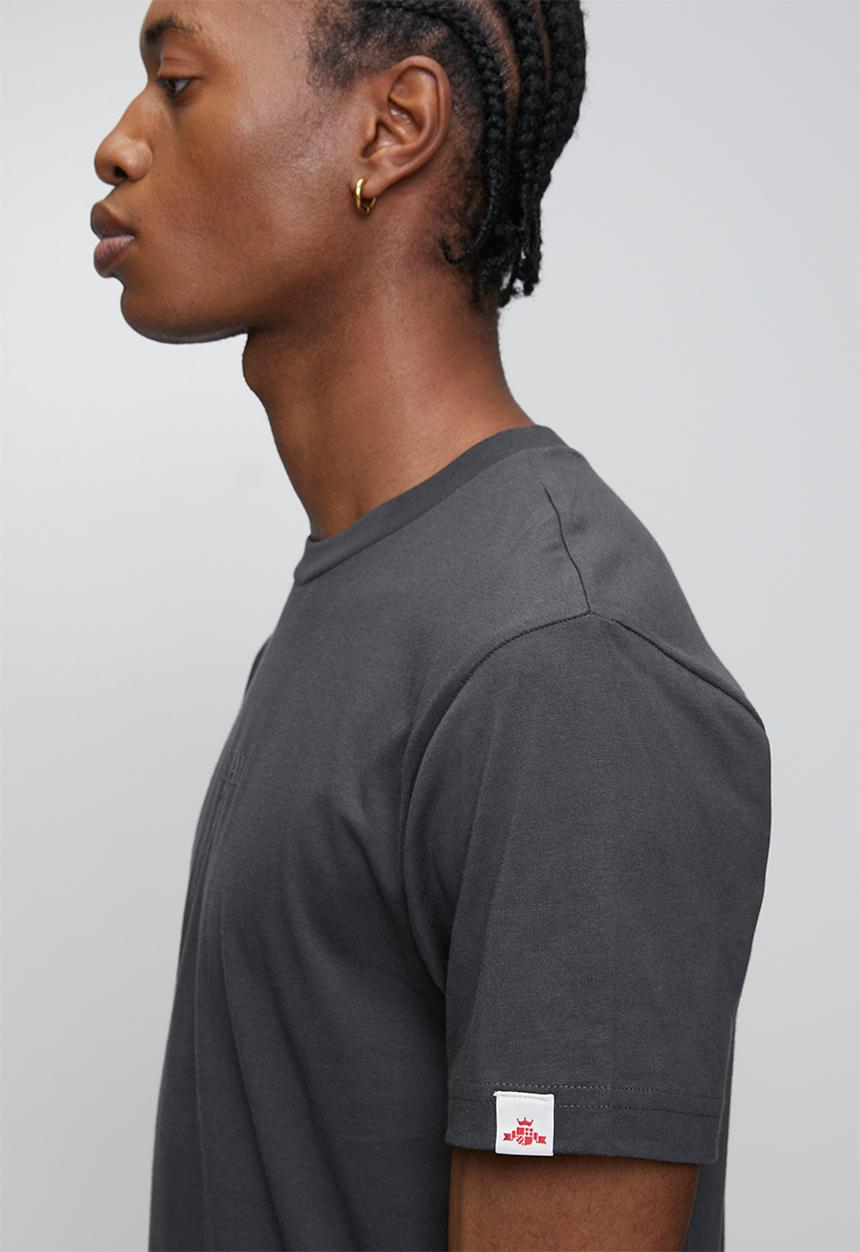 Replay - Basic Jersey Crew Neck T-shirt - Grey