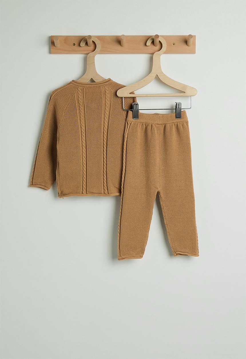 Pop Candy - Knitwear set - brown
