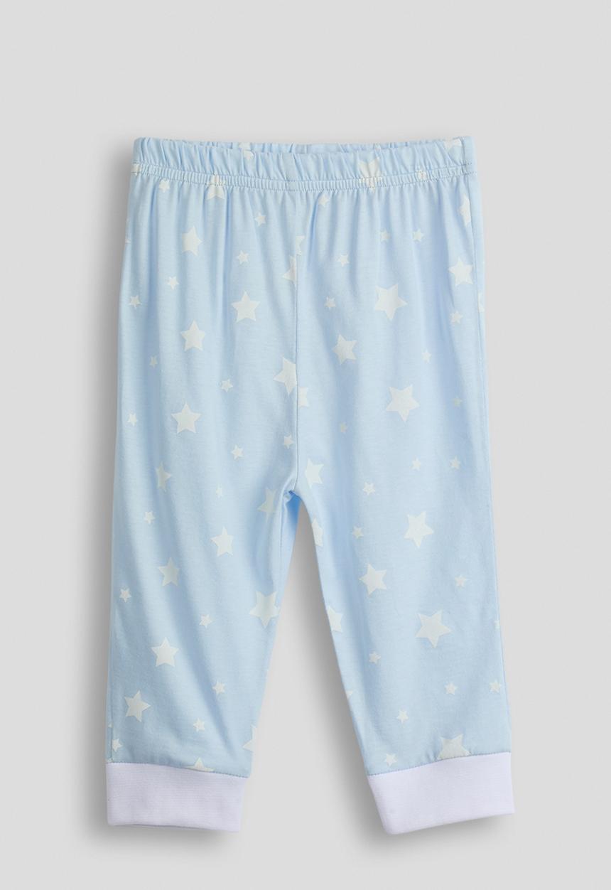 Pop Candy - Star aop pj set - columbia blue