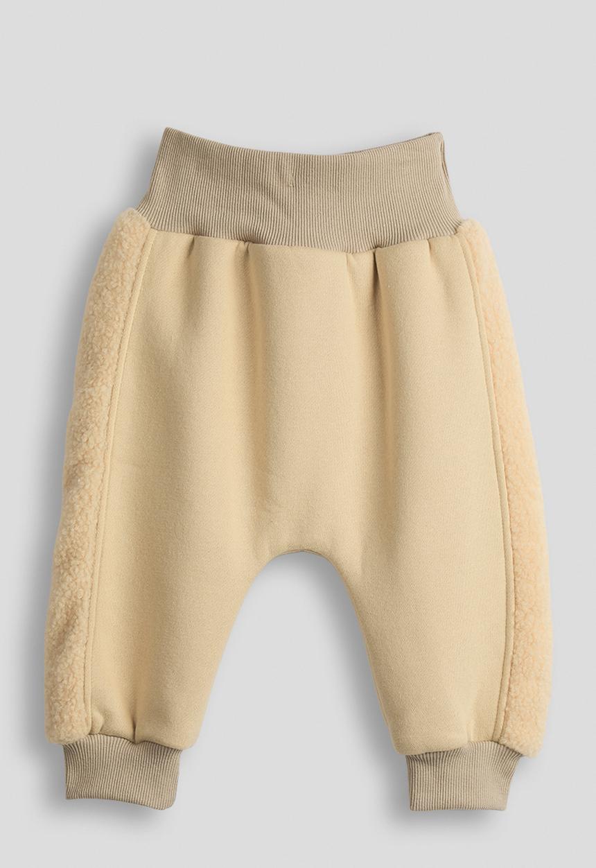 Pop Candy - Tufted bear joggers - beige