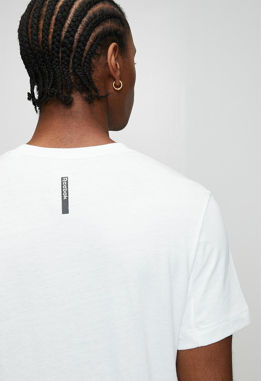 Reebok - ATHLETE T-SHIRT - WHITE