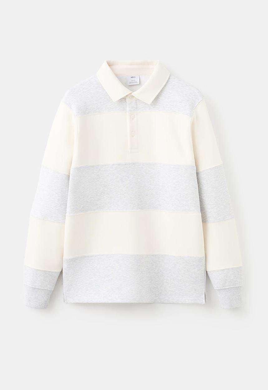 MANGO - Sweatshirtbolar - Light Grey Denim