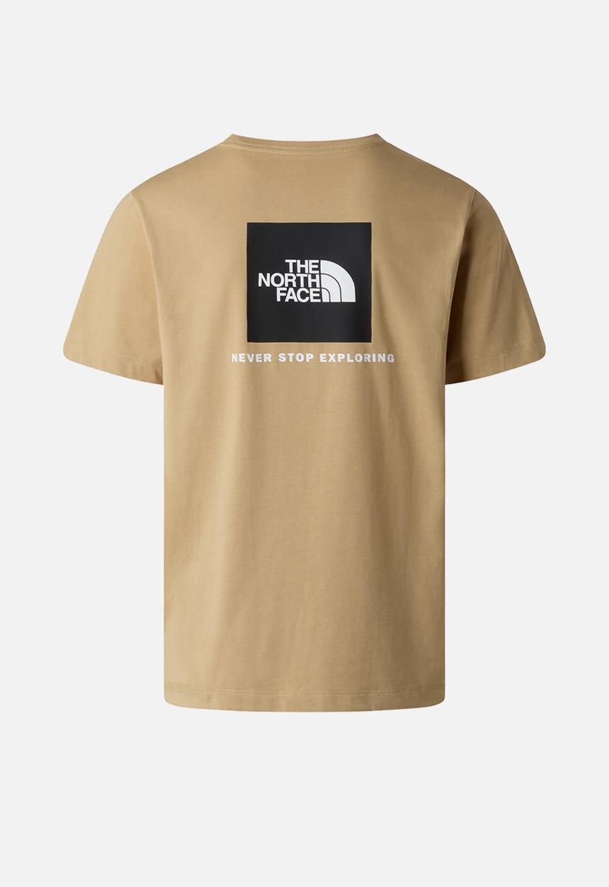 The North Face - Evolution Box Nse Regular Short Sleeve Tee - Khaki Stone