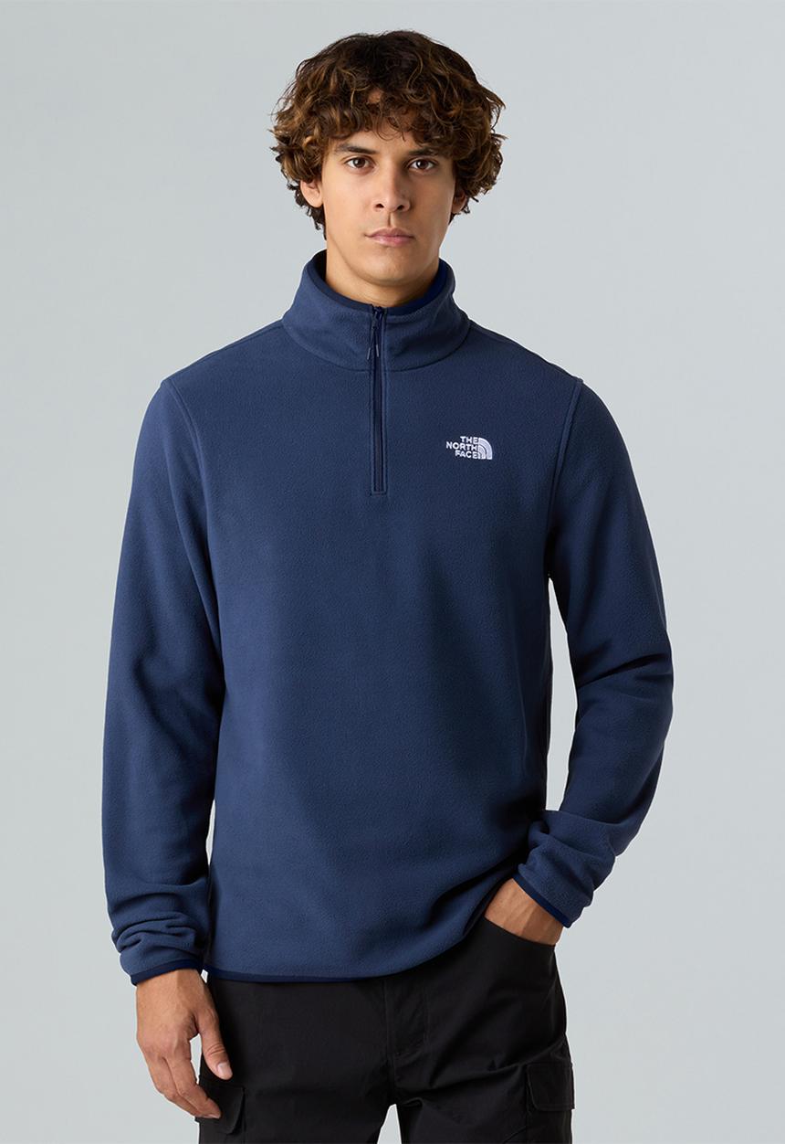 The North Face - Glacier Fleece 1/4 Zip Jacket - Summit Navy