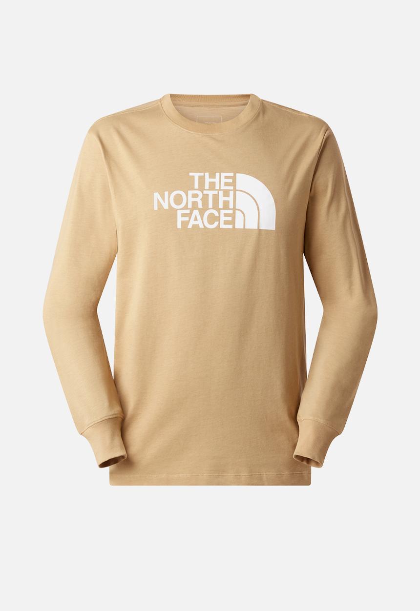 The North Face - Evolution Half Dome Regular Long Sleeve Tee - Khaki Stone